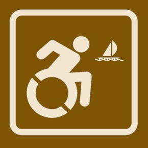 Accessible Boating Sign