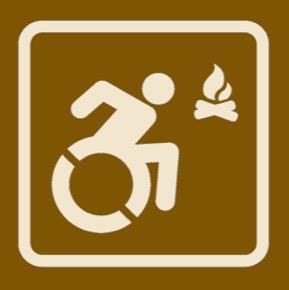 Accessible Camping Sign