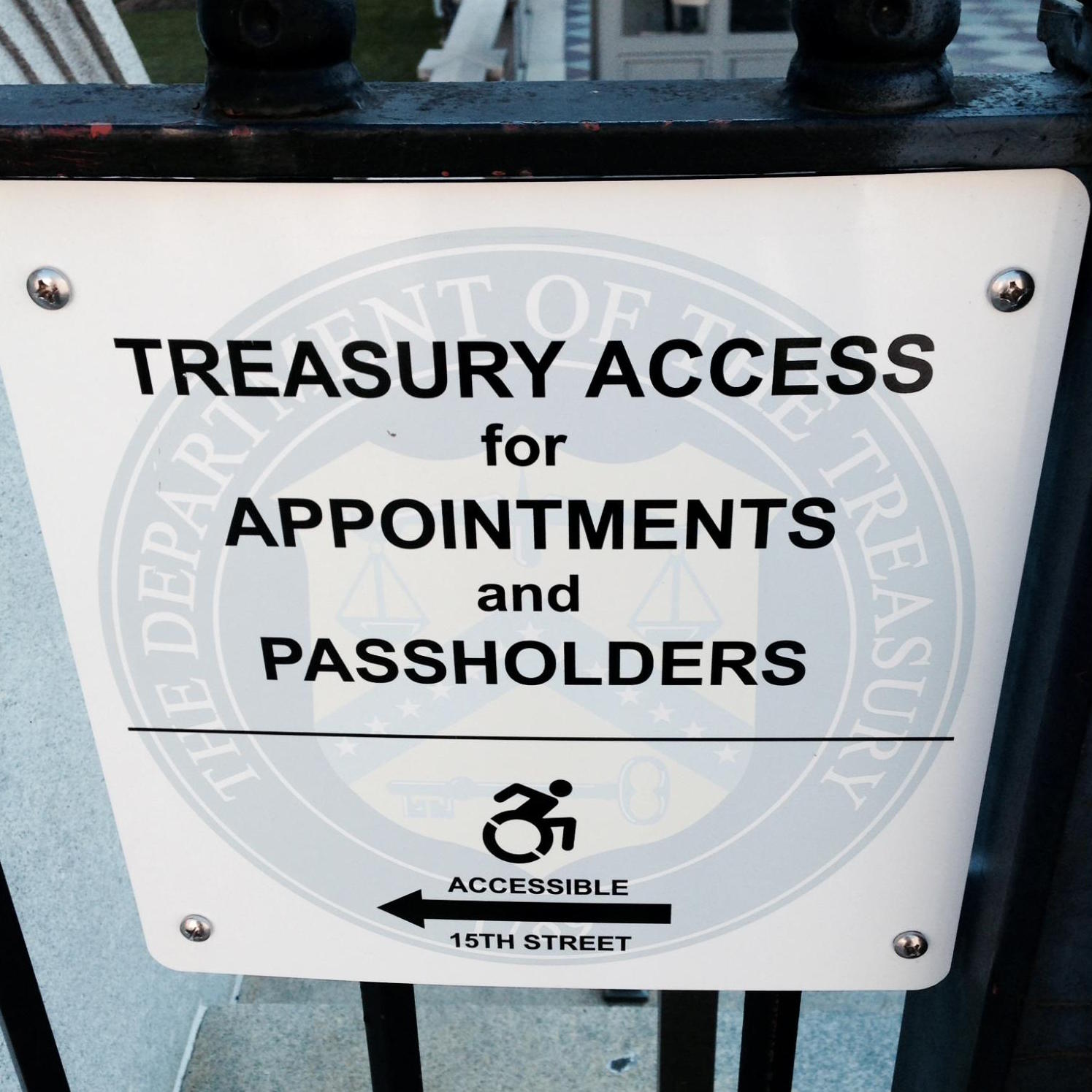 The icon now appears in formal settings, even the U.S. Department of the Treasury!