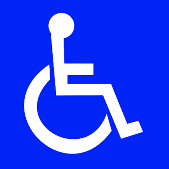 disabled signs symbols